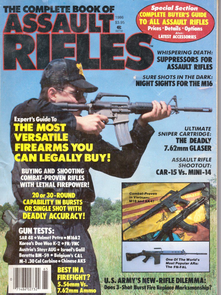The Complete Book of Assault Rifles magazine from 1985.