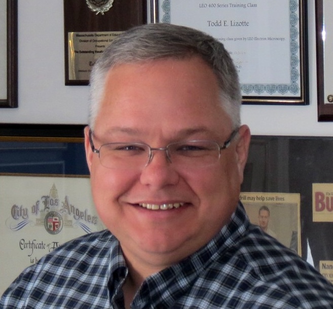 A photo of Todd Lizotte, the co-inventor of Intentional Firearm Microstamping.