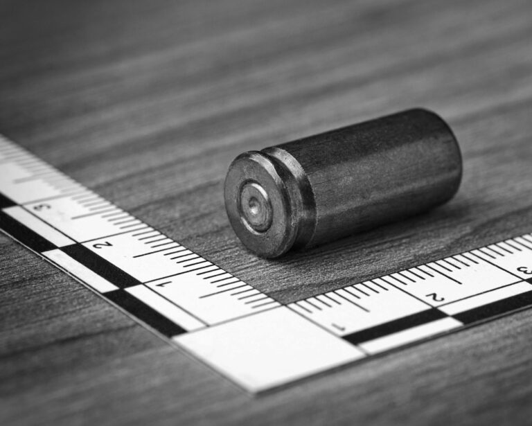 With microstamping, a shell casing recovered at a crime scene can help police identify the owner of the firearm that was used.