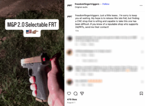 Frts Forced-Reset Triggers Debut for Pistols After Trump Rollback - The ...