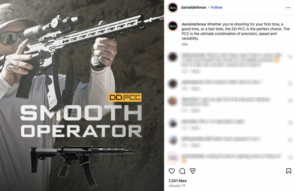 Daniel Defense is another gun maker that returned to selling braced ARs this year.