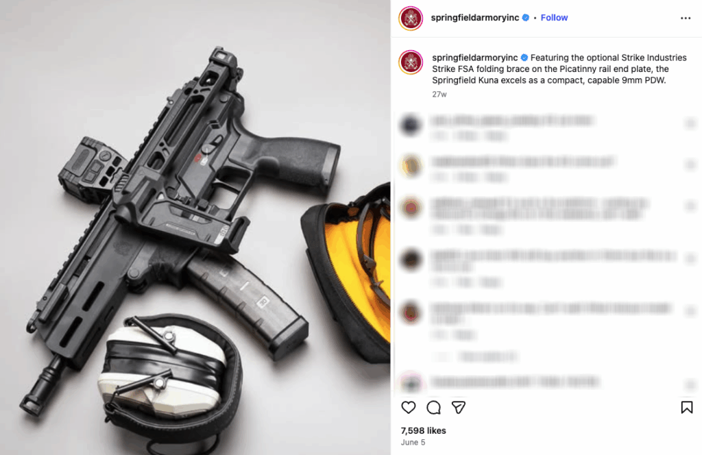 Springfield Armory returned to selling firearms with arm braces this past summer, including the new Kuna.