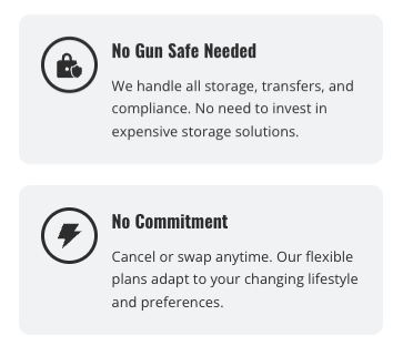 RentAGun’s website states that renters do not need to invest in gun safes.
