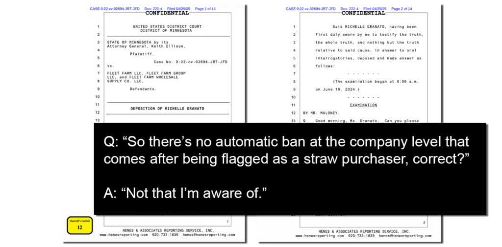 An excerpt from Michelle Granato's deposition.